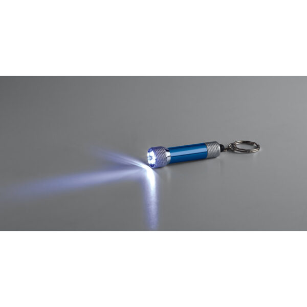 Chaveiro em alumínio com lanterna de 3 luzes LEDs - Imagem 11