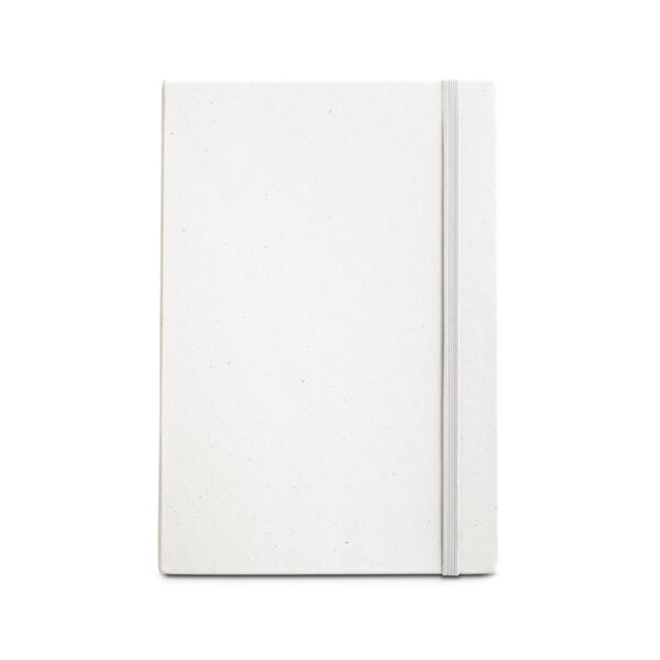Caderno A5 produzido através de pacotes de leite reciclados com folhas pautadas recicladas - Imagem 7