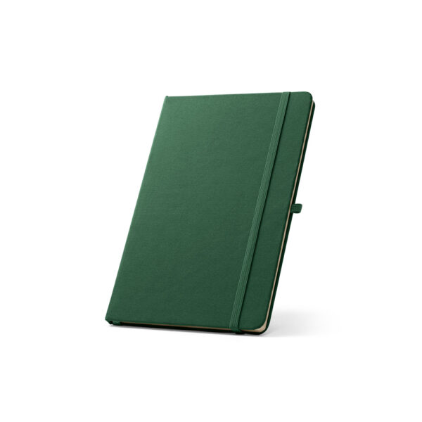Caderno A5 de capa dura em poliéster 100% reciclado (100% rPET) com cantos redondos e folhas pautadas - Imagem 31
