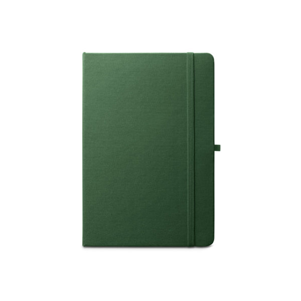 Caderno A5 de capa dura em poliéster 100% reciclado (100% rPET) com cantos redondos e folhas pautadas - Imagem 32