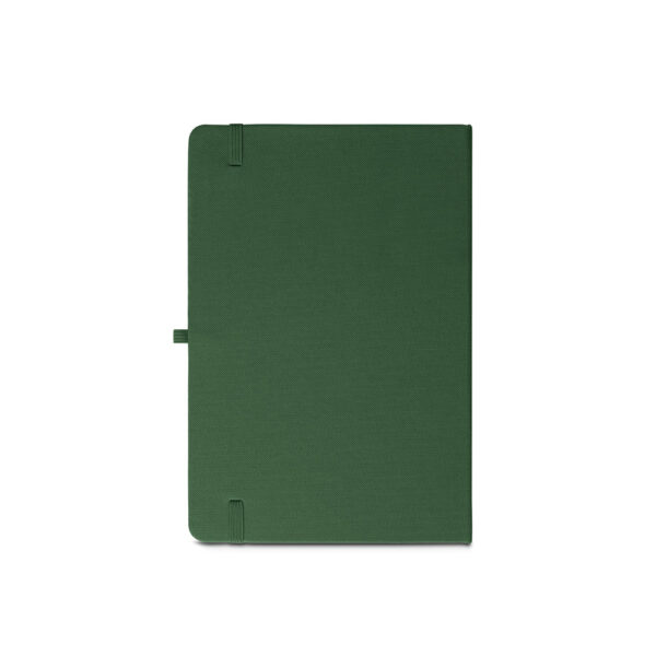 Caderno A5 de capa dura em poliéster 100% reciclado (100% rPET) com cantos redondos e folhas pautadas - Imagem 33
