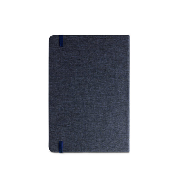 Caderno A5 em tecido poliéster 100% reciclado (100% rPET) com folhas pautadas - Imagem 17