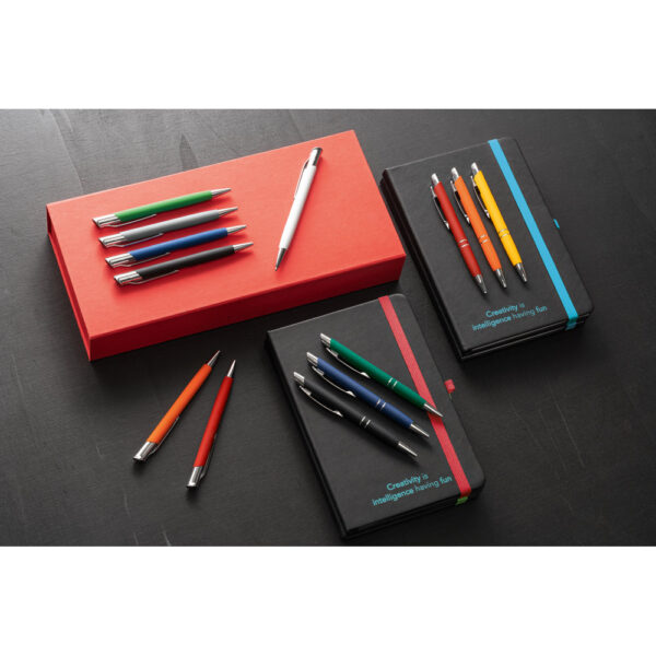 Caderno A5 em PU com páginas pautadas - Imagem 3