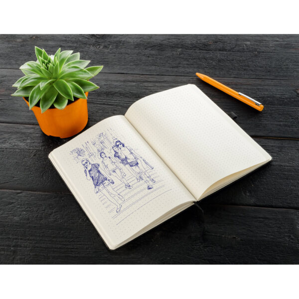 Caderno A5 em c.sintético com páginas pontilhadas - Imagem 3