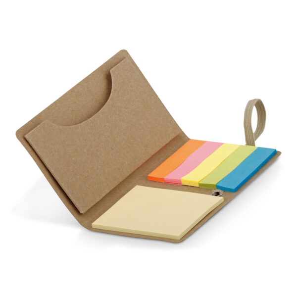 Porta cartões em kraft reciclado com elástico - Imagem 7