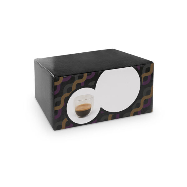 Conjunto de café em vidro isotérmico com 2 copos 75 mL - Imagem 5