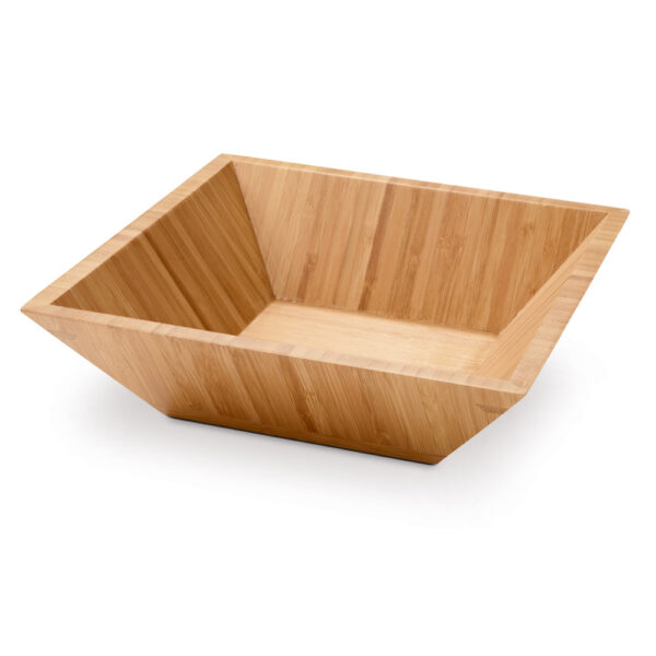 Saladeira em bambu em formato quadrado - Imagem 2