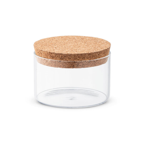 Frasco em vidro borosilicato com tampa de cortiça 380 mL - Imagem 4