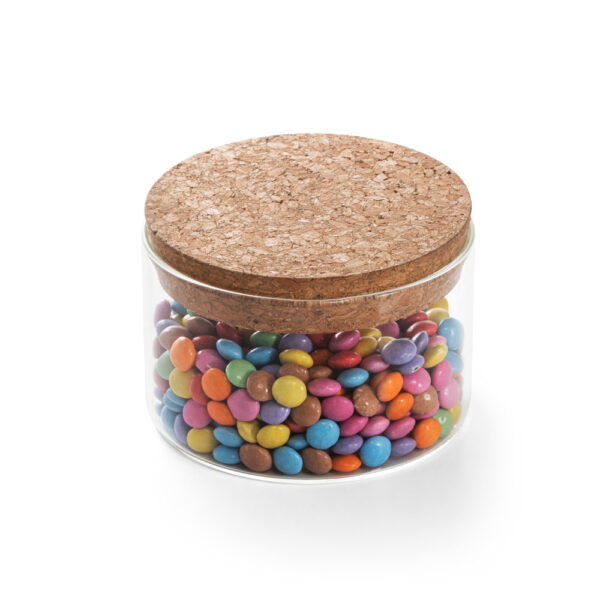 Frasco em vidro borosilicato com tampa de cortiça 380 mL - Imagem 7