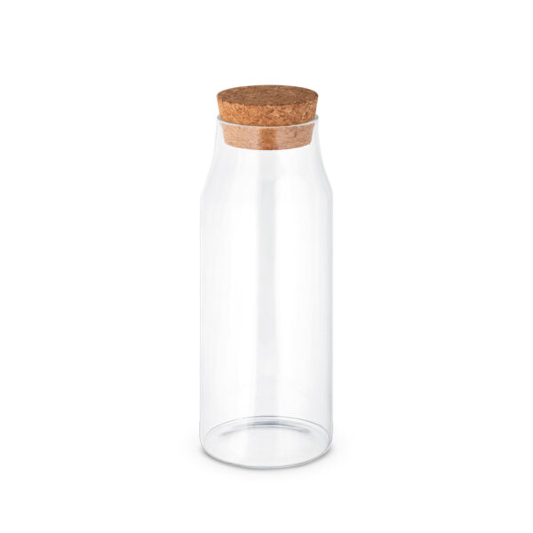 Garrafa em vidro borosilicato com tampa em cortiça 1 L - Imagem 4