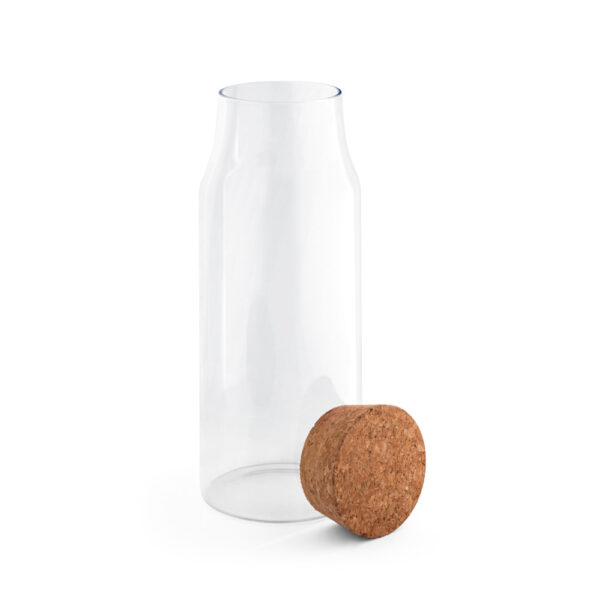 Garrafa em vidro borosilicato com tampa em cortiça 1 L - Imagem 5