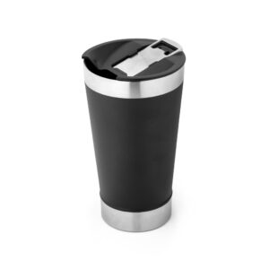 Copo de viagem em aço inox térmico, com parede dupla isolada a vácuo 630 mL