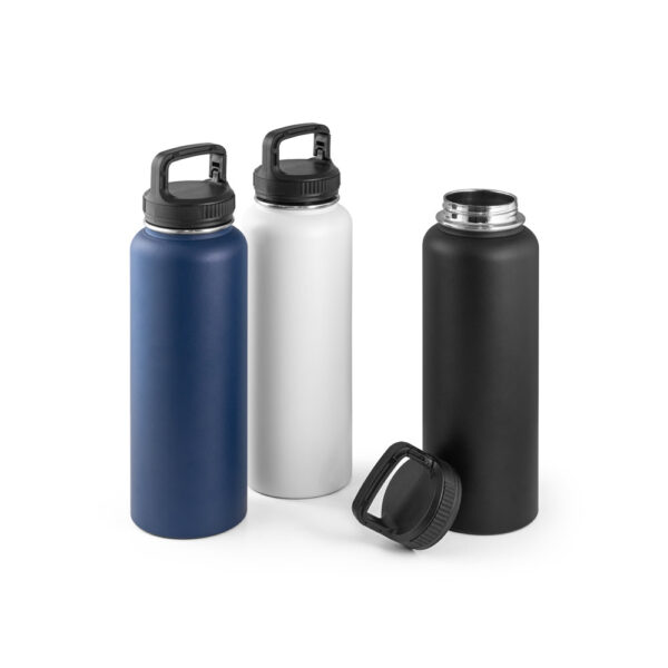Garrafa em aço inoxidável (90% reciclado) com revestimento em pó e de grande capacidade até 1200 mL - Imagem 5