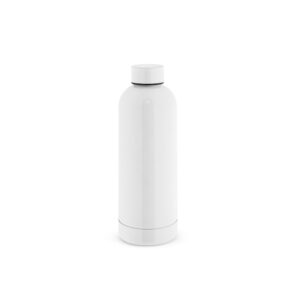 Garrafa em aço inox 90% reciclado de parede dupla térmica, isolada a vácuo 550 mL