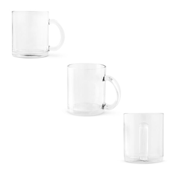 Caneca em vidro para sublimação 350 mL