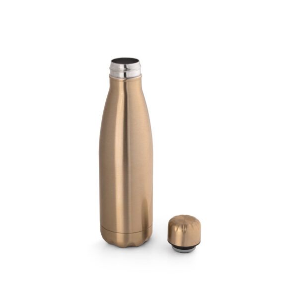 Garrafa em aço inox com acabamento mate metálico 510 mL - Imagem 2