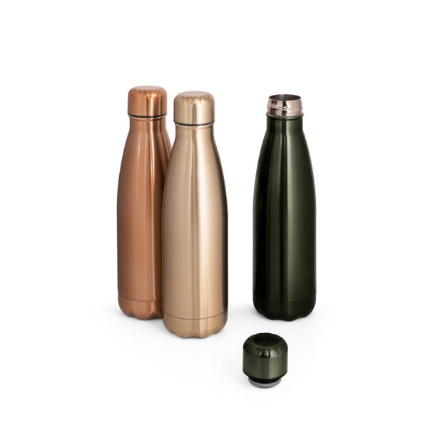 Garrafa em aço inox com acabamento mate metálico 510 mL - Imagem 5
