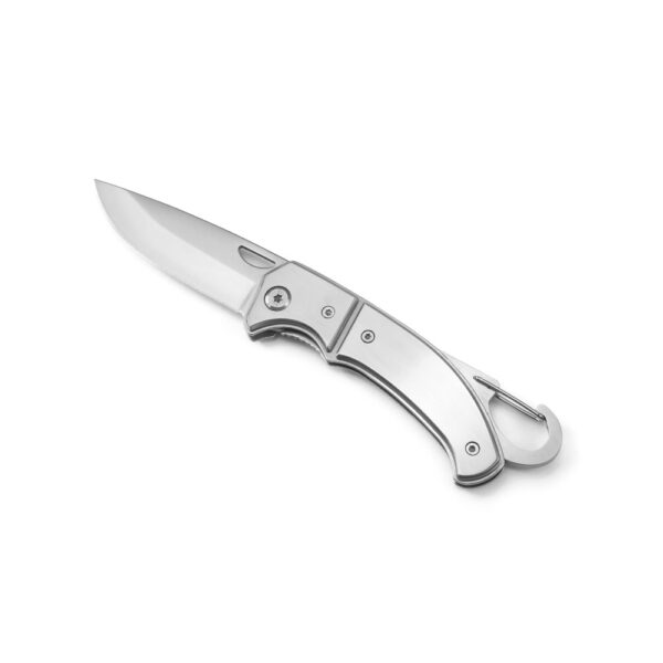 Canivete em aço inox e metal com fecho de segurança - Imagem 4