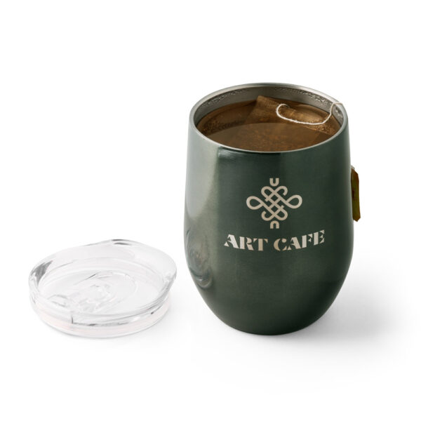 Copo térmico de viagem em aço inox 400 mL - Imagem 9