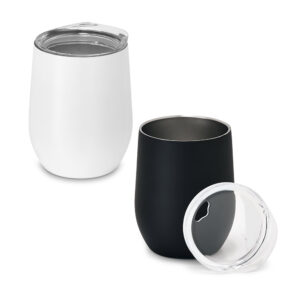 Copo térmico de viagem em aço inox 400 mL