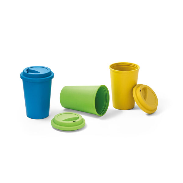 Copo para viagem em fibra de bambu (60%) e PP (40%) 450 mL - Imagem 3