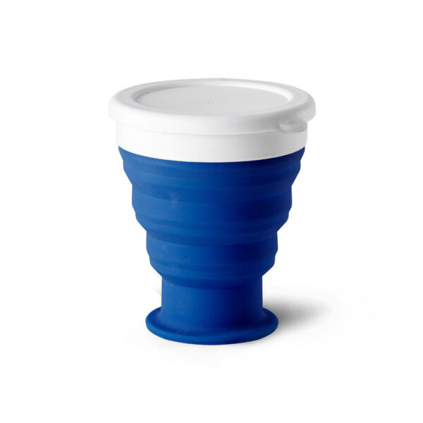 Copo de viagem em silocone e PP 400 mL - Imagem 2
