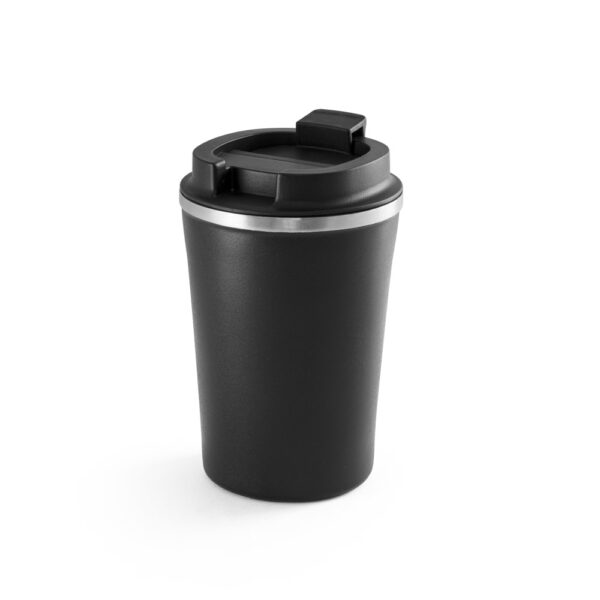 Copo térmico de viagem em aço inox e PP 470 mL - Imagem 4