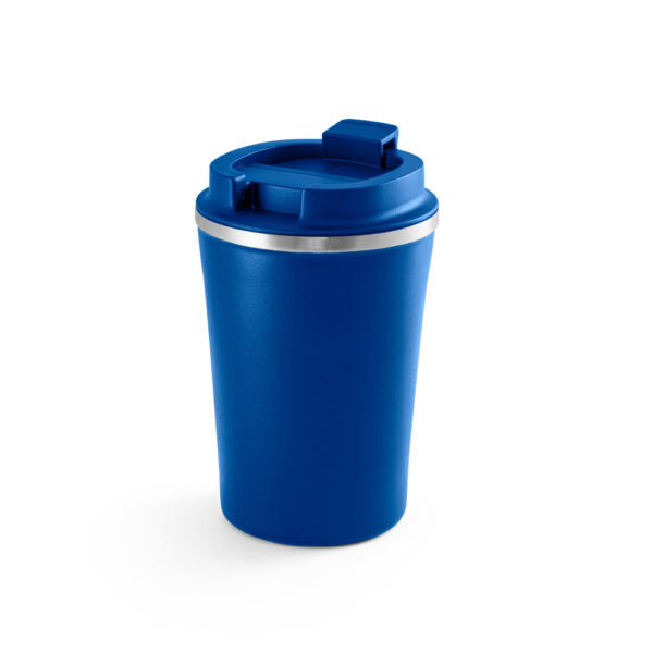 Copo térmico de viagem em aço inox e PP 470 mL - Imagem 7