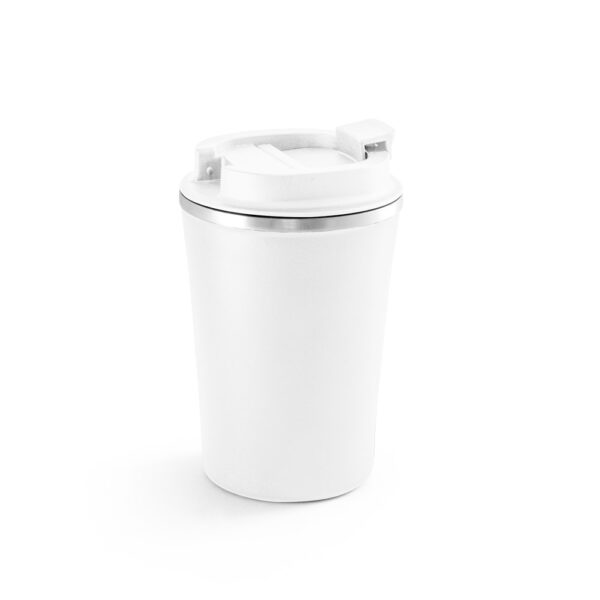 Copo térmico de viagem em aço inox e PP 470 mL - Imagem 9