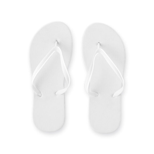 Chinelos com sola e m EVA totalmente personalizável em sublimação e tira em PVC - Imagem 6