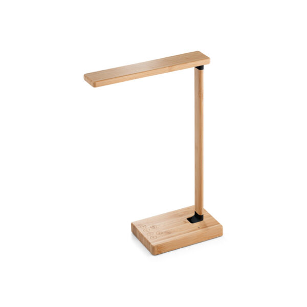 Luminária em bambu com carregador wireless - Imagem 4