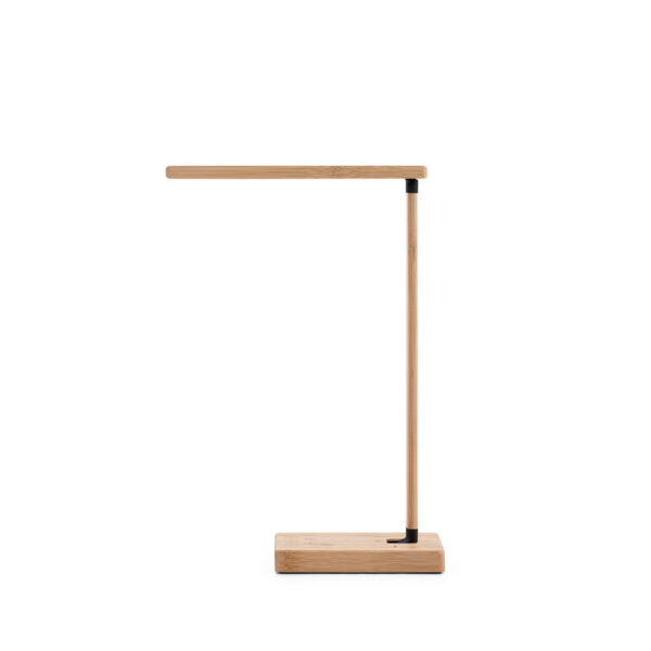Luminária em bambu com carregador wireless - Imagem 2