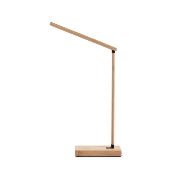 Luminária em bambu com carregador wireless - Imagem 6