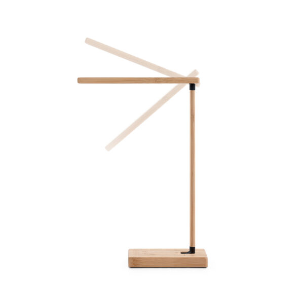 Luminária em bambu com carregador wireless - Imagem 9