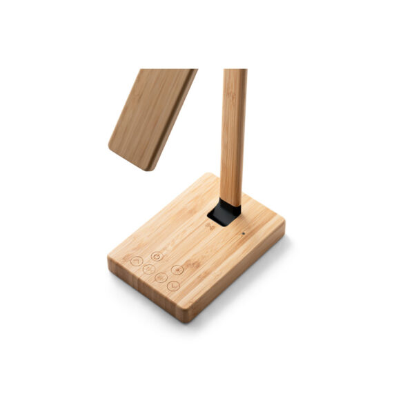 Luminária em bambu com carregador wireless - Imagem 10