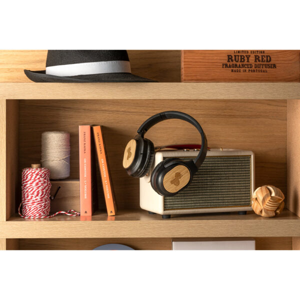 Fones de ouvido wireless em bambu e ABS - Imagem 4