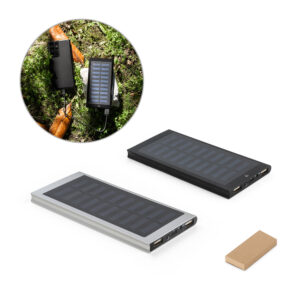 Bateria portátil em alumínio 100% reciclado 8'000 mAh