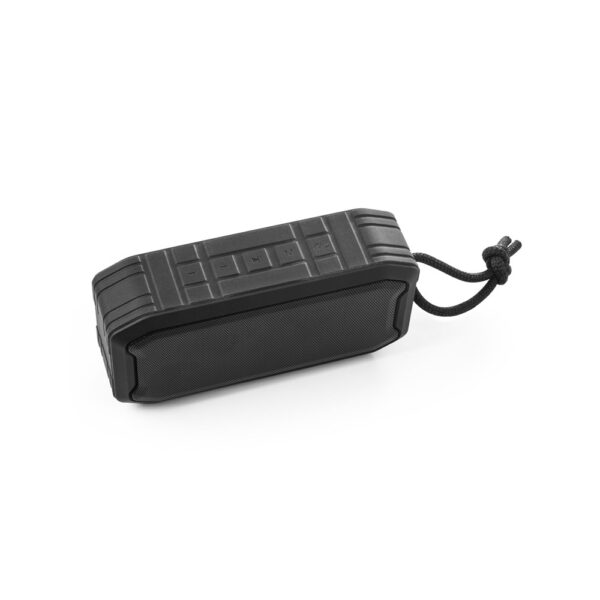 Caixa de som portátil com microfone, em ABS 100% reciclado, à prova de água com IPX7 1200 mAh - Imagem 5