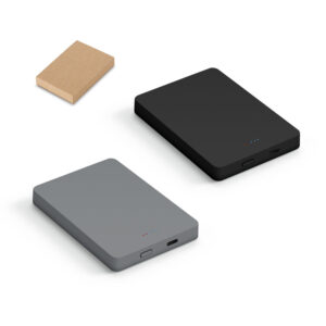 Bateria portátil de carregamento rápido em ABS 100% reciclado com acabamento em mate 10'000 mAh