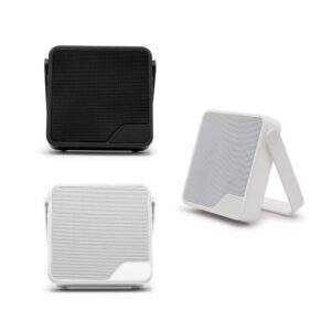 Coluna portátil em ABS 100% reciclado (100% rABS) com proteção à prova d'água IPX7