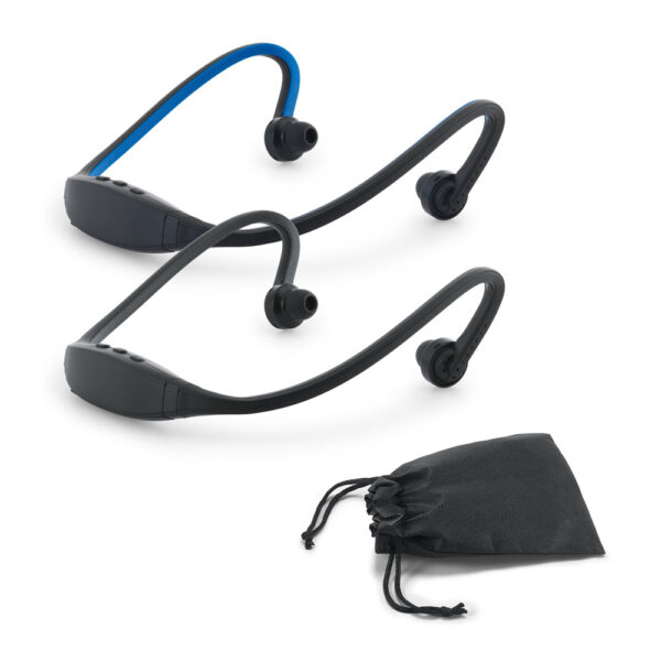 Fone de ouvido desportivos em ABS e silicone