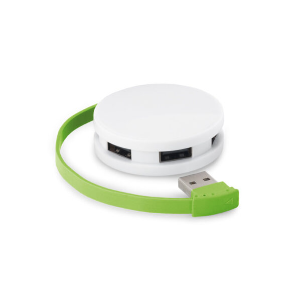 Hub USB 2'0 em ABS com 4 portas - Imagem 6