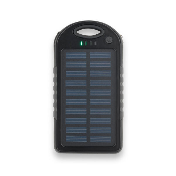 Bateria portátil solar em ABS com painel solar e LED 2'000 mAh - Imagem 5