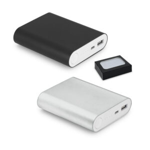 Bateria portátil em alumínio e bateria de lítio 8'000 mAh