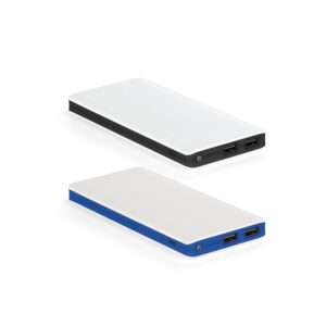 Bateria portátil em ABS com LED 10'000 mAh