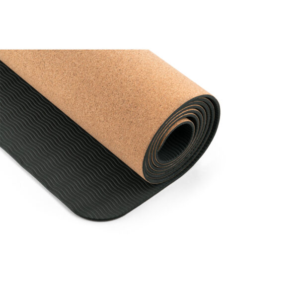 Tapete de exercício para yoga em cortiça e TPE com espessura até 3.7 mm - Imagem 7