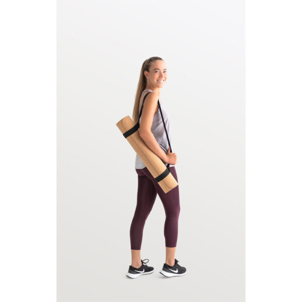 Tapete de exercício para yoga em cortiça e TPE com espessura até 3.7 mm - Imagem 8
