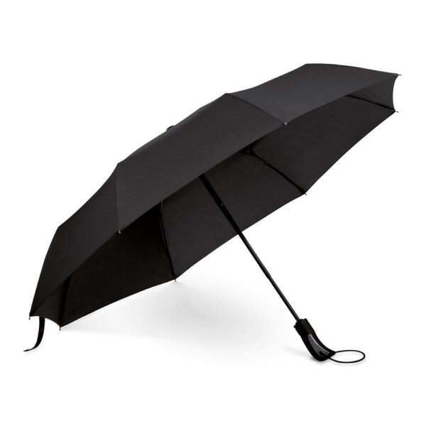 Guarda-chuva dobrável em 190T pongee com abertura automática - Imagem 3