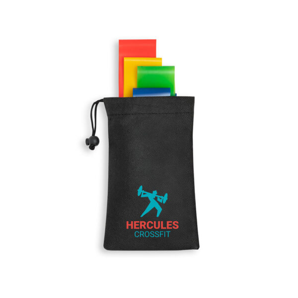 Conjunto de 4 bandas elásticas com bolsa de non-woven - Imagem 2