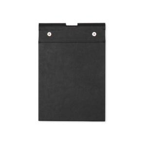 BLOCO DE ANOTAÇÕES EM COURO SINTÉTICO E PORTA CANETA